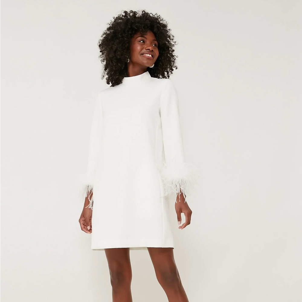 NWT tuckernuck White Feather Mod Ellie Dress.